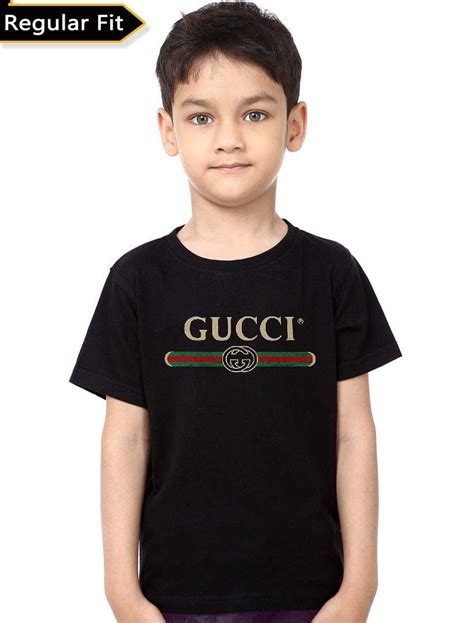 gucci toddler shirt|Gucci shirt for kids boys.